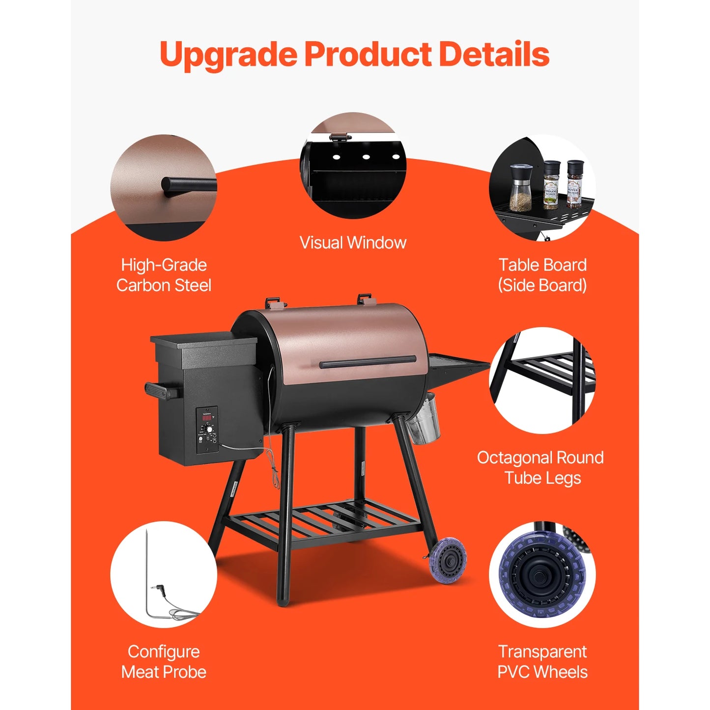 Wood Pellet Grill Smoker