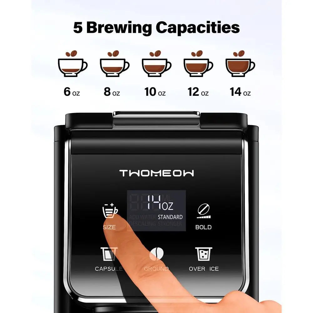 Hot & Iced Single Serve Coffee Maker