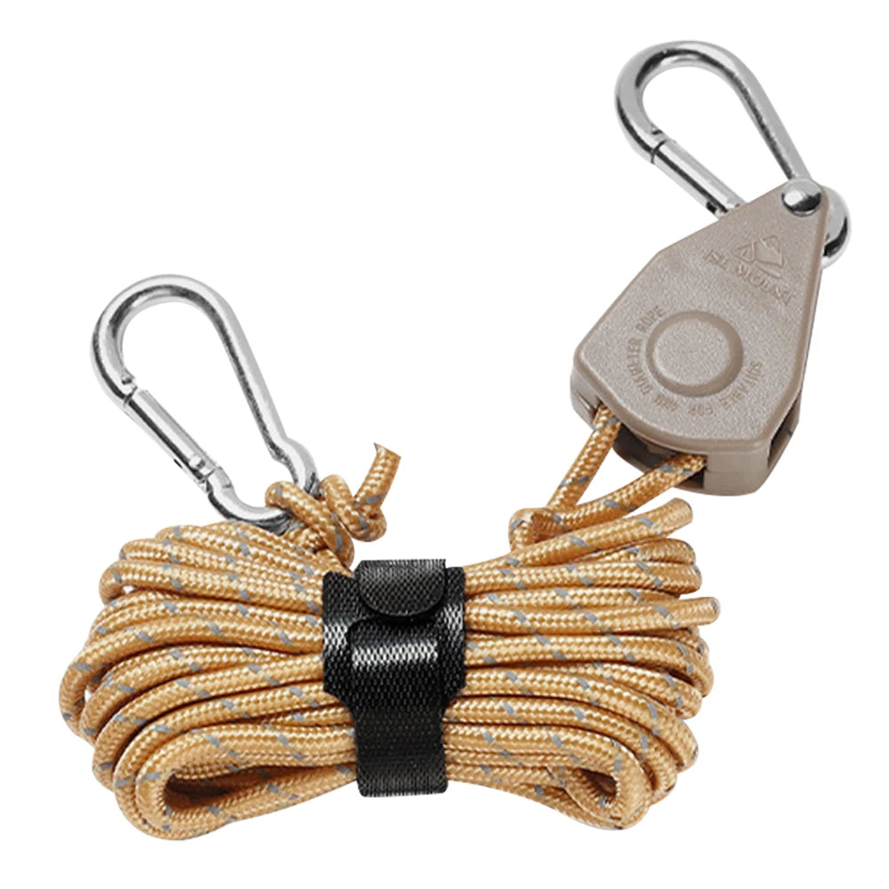 4mm 4m Rope Fastener Fixed Buckle Adjustable