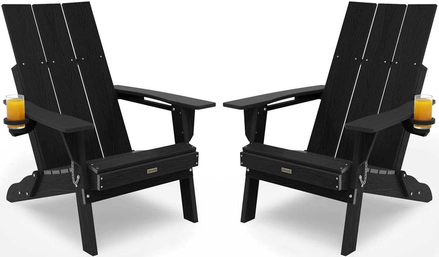 Folding Adirondack Chairs Set of 2