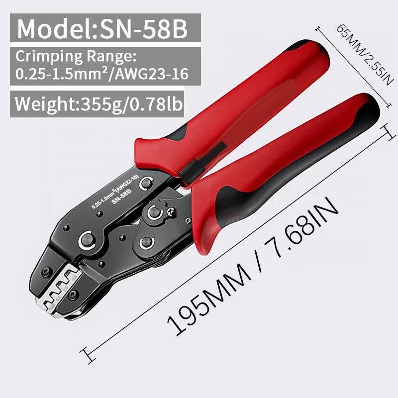 Ratcheting Crimping Tool Set