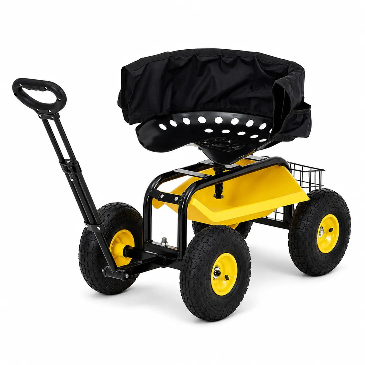 Rolling Garden Seat Cart