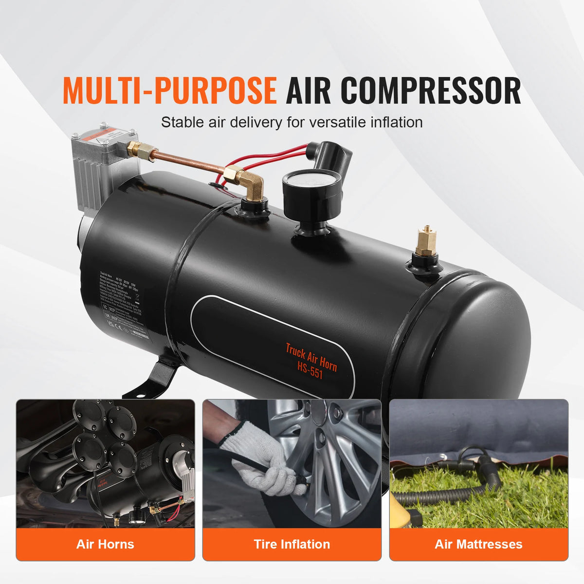 12V Air Compressor with Tank
