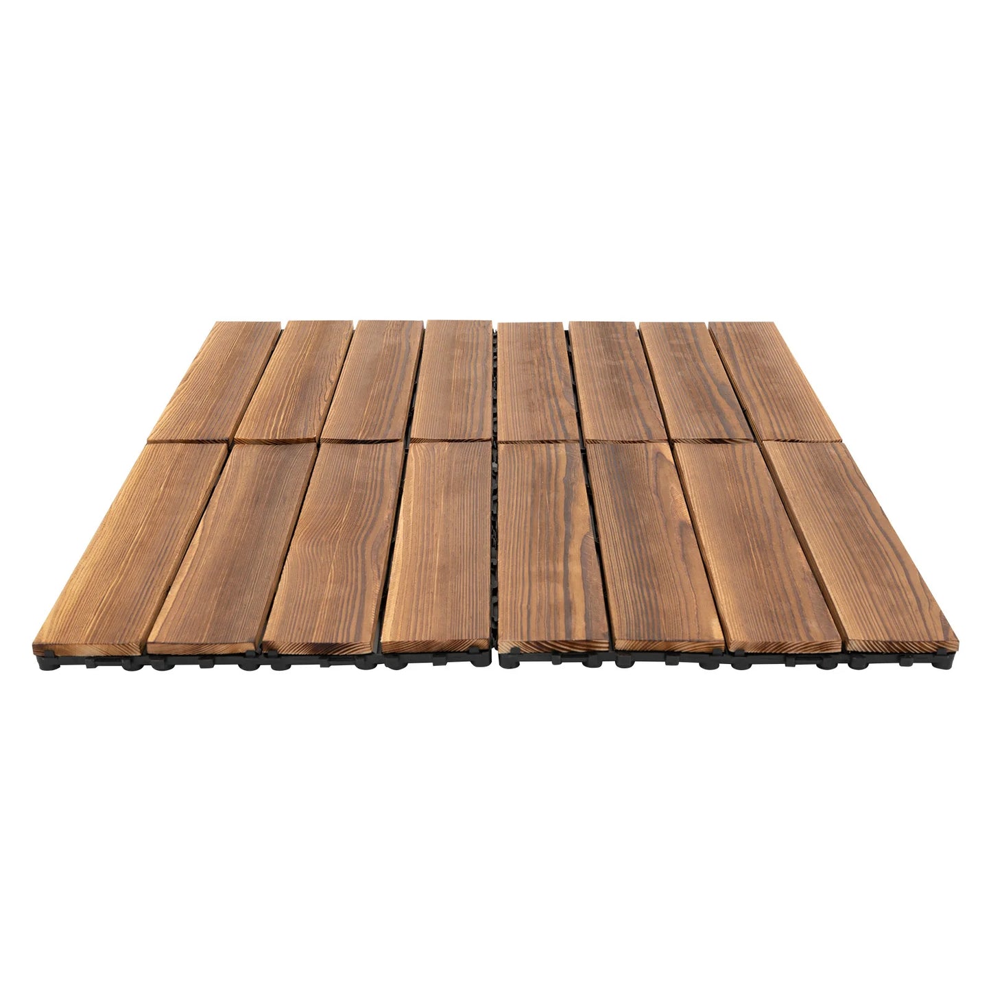 36-Pack 30x30 cm Acacia Mosaic Wood Deck Tiles