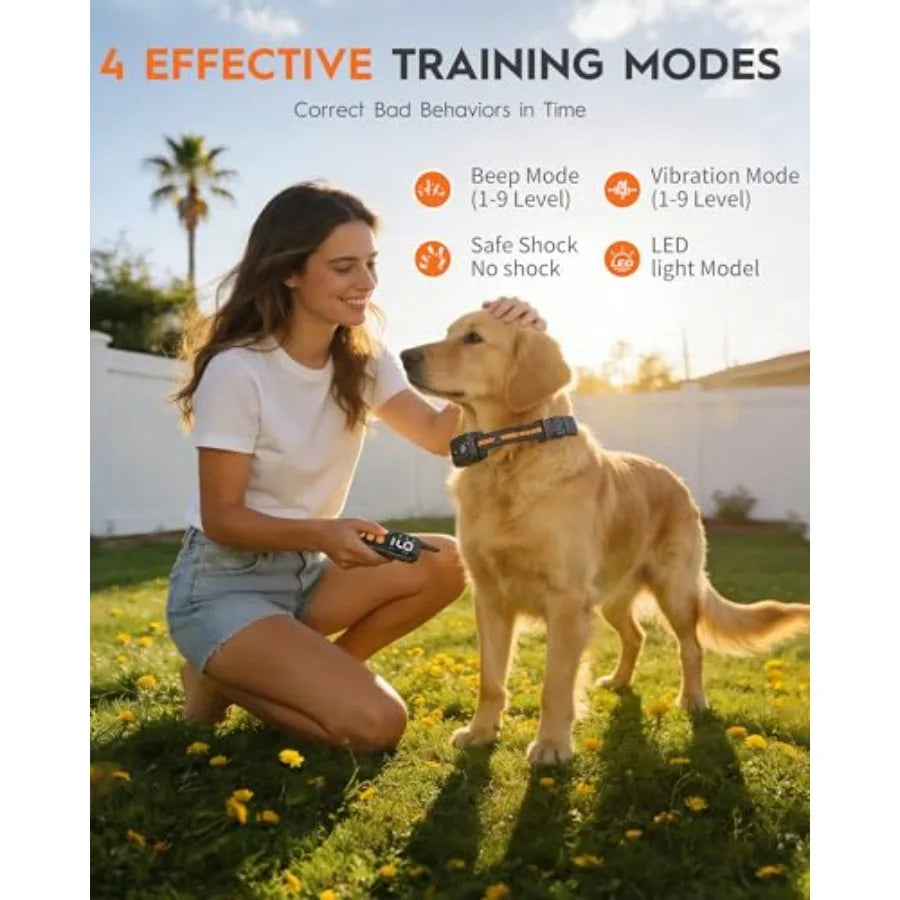 Dog Training Collar, 3300FT Remote Range
