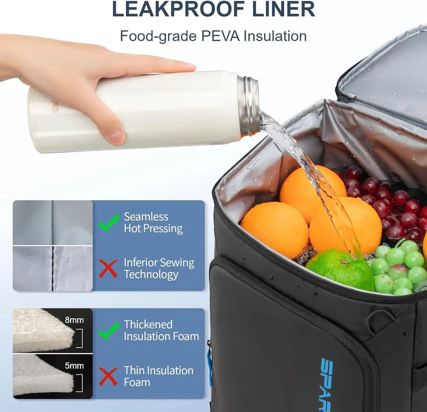 Insulated Backpack Cooler/Lunch Box