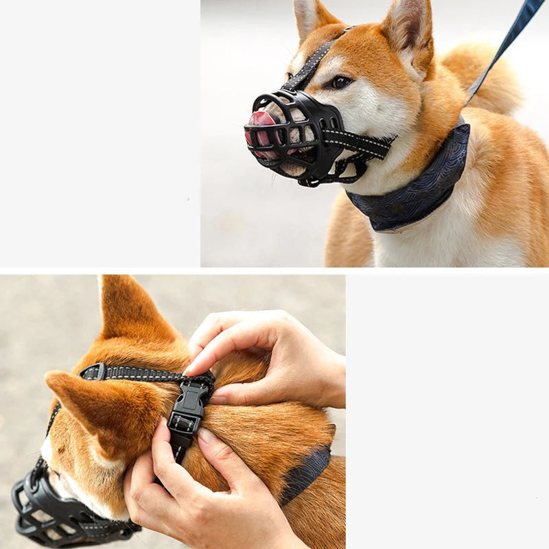 Pet Dog Soft Silicone Muzzle