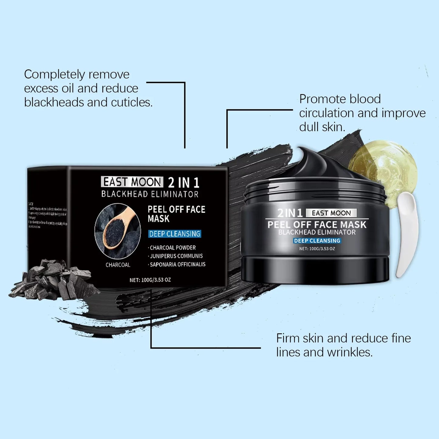 Facial Cleansing Peel off Black Mask