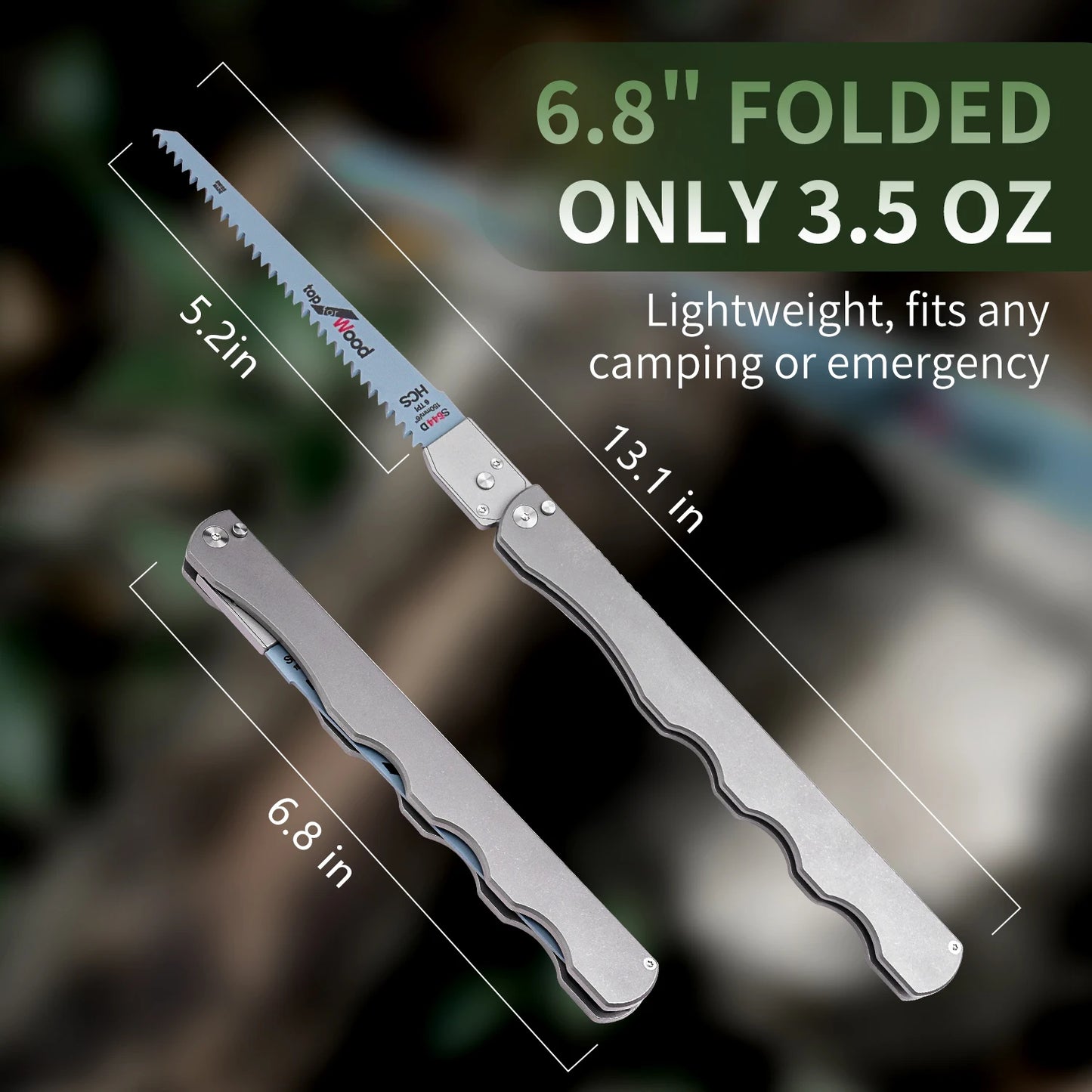 Safety Lock Folding Pocket Saw