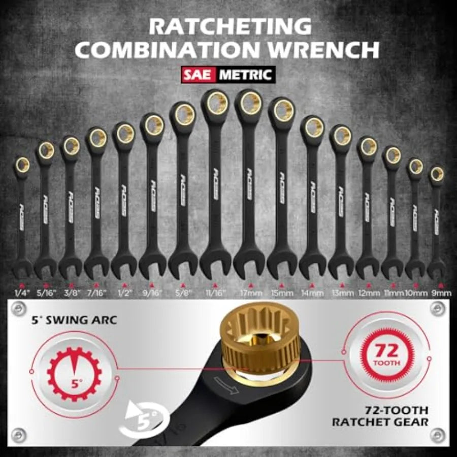 Mechanics Tool Set, SAE/Metric