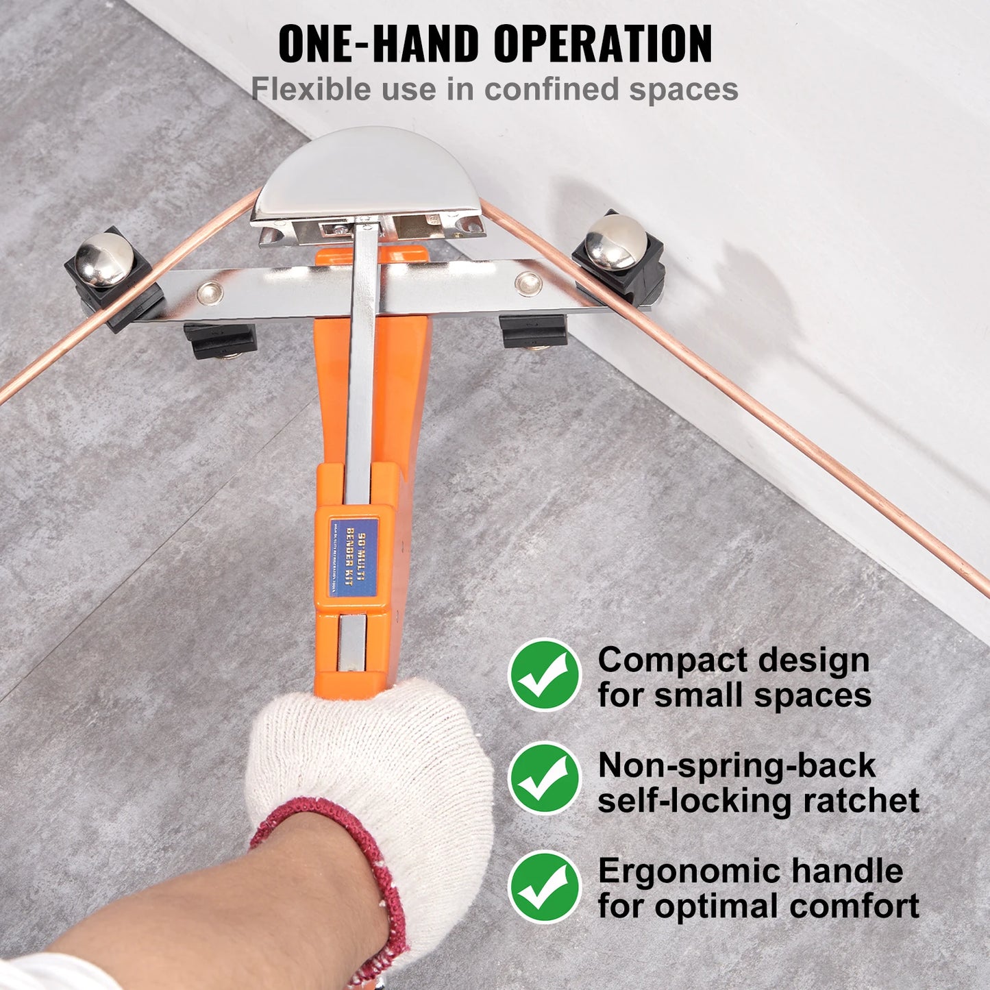 Tube Bender Ratcheting 7 Dies