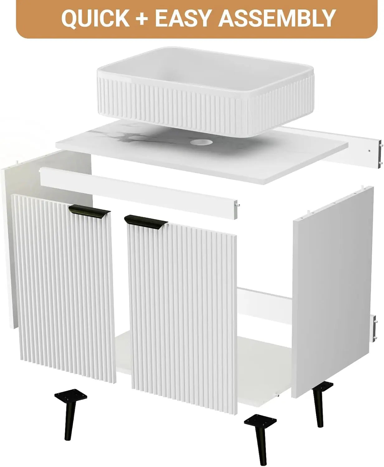 30-Inch Bathroom Vanity with Sink