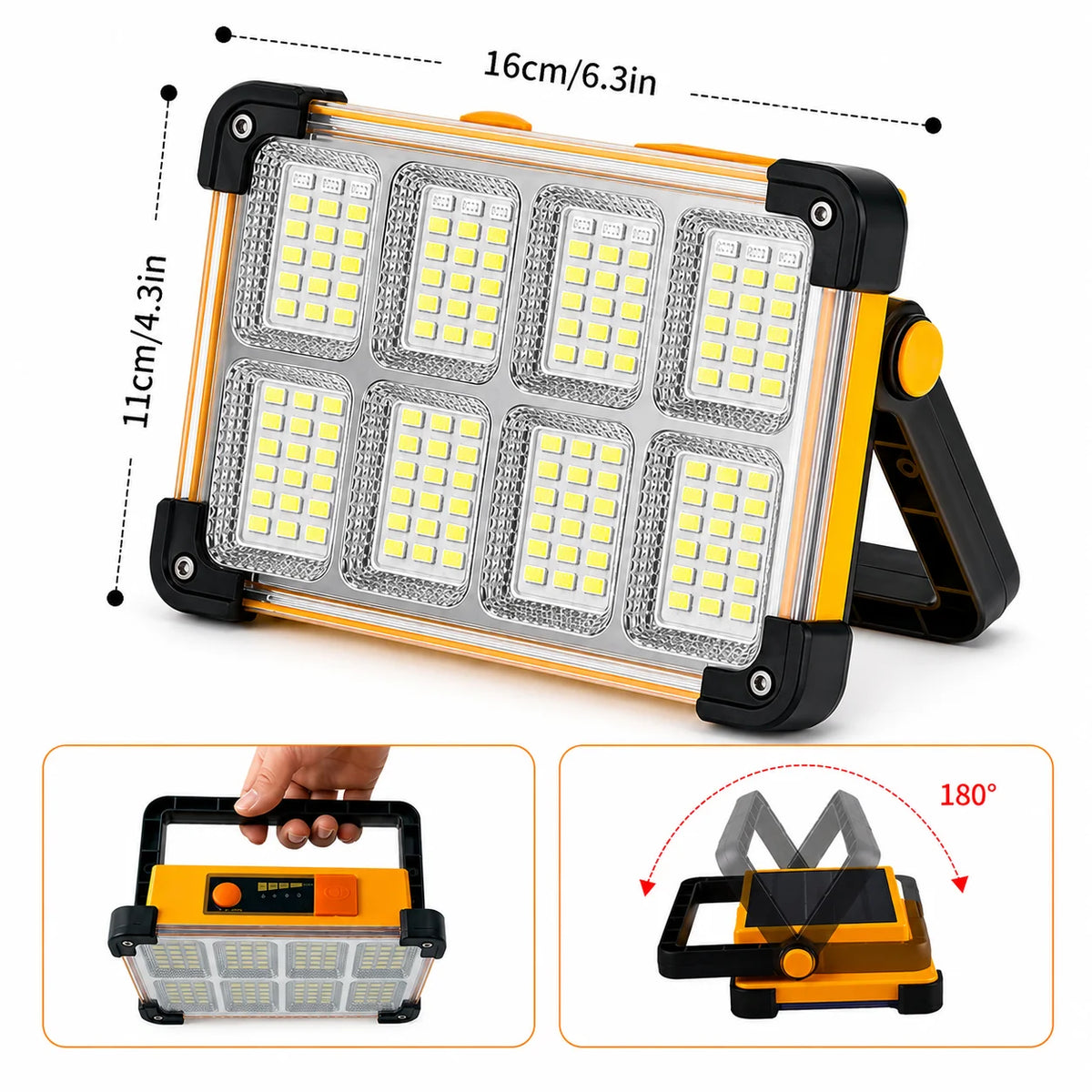 Solar LED Work Light Waterproof