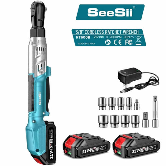 3/8" Cordless Ratchet Wrench with 21V  li-battery