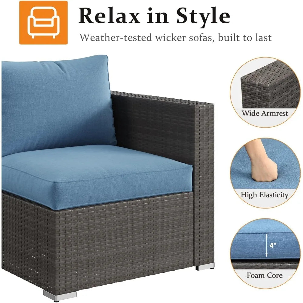 7 Piece Patio Furniture Set