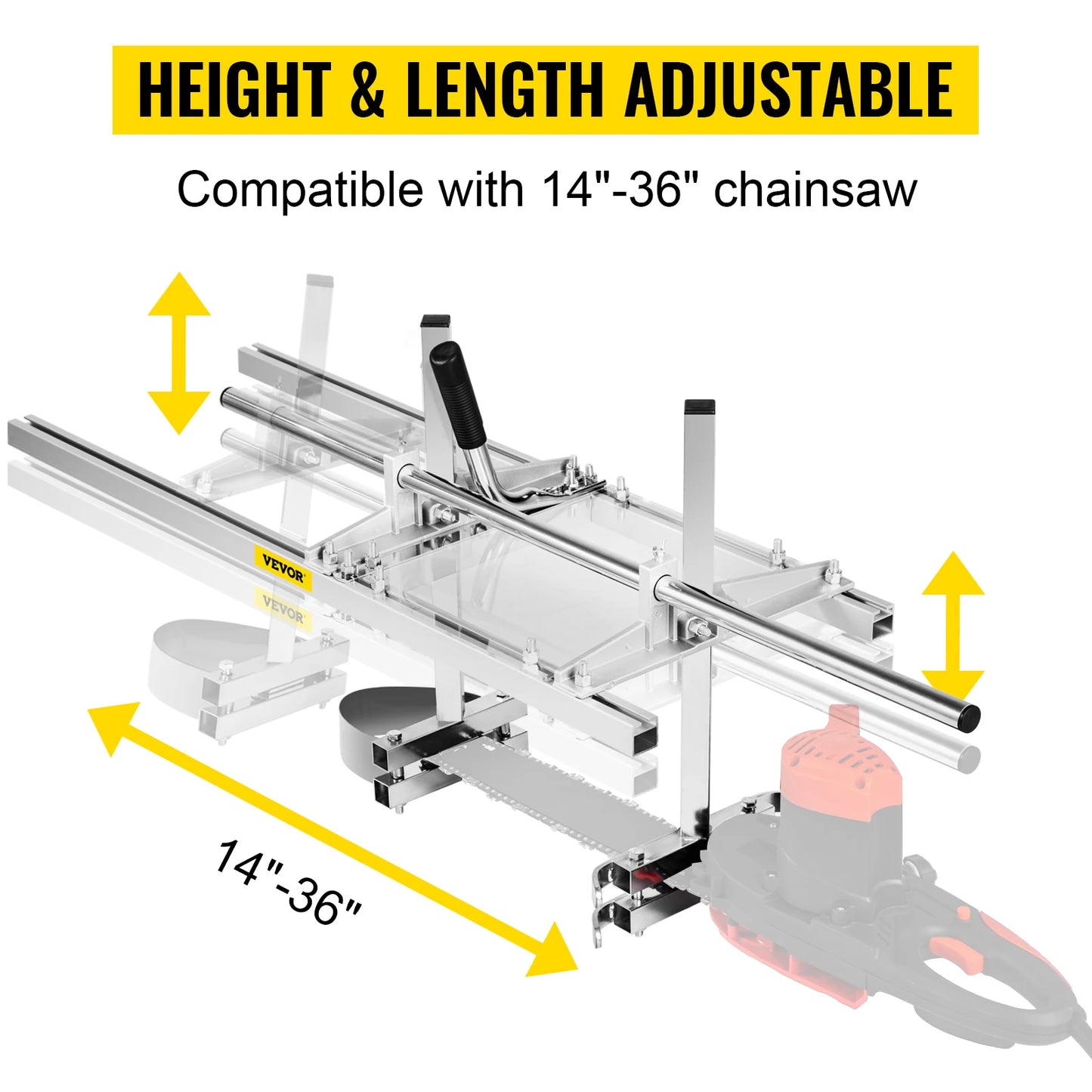 Chainsaw Planking Mill 24 36 48 In Guide Bar