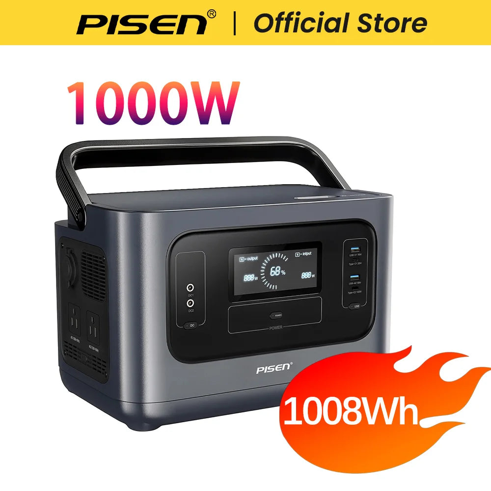 1000W (2000W Peak) Solar Generator