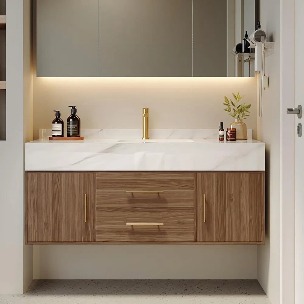 Modern 39" Floating Bathroom Vanity Set