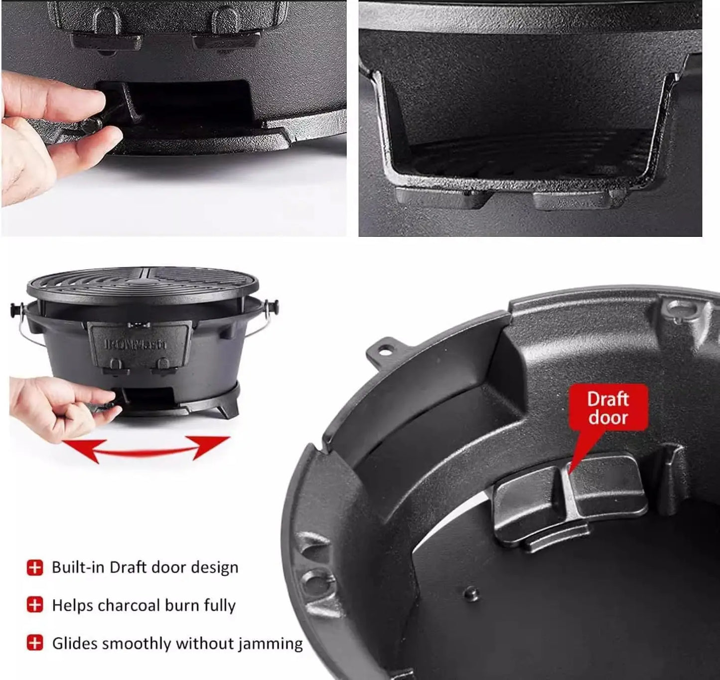Cast Iron Hibachi Grill