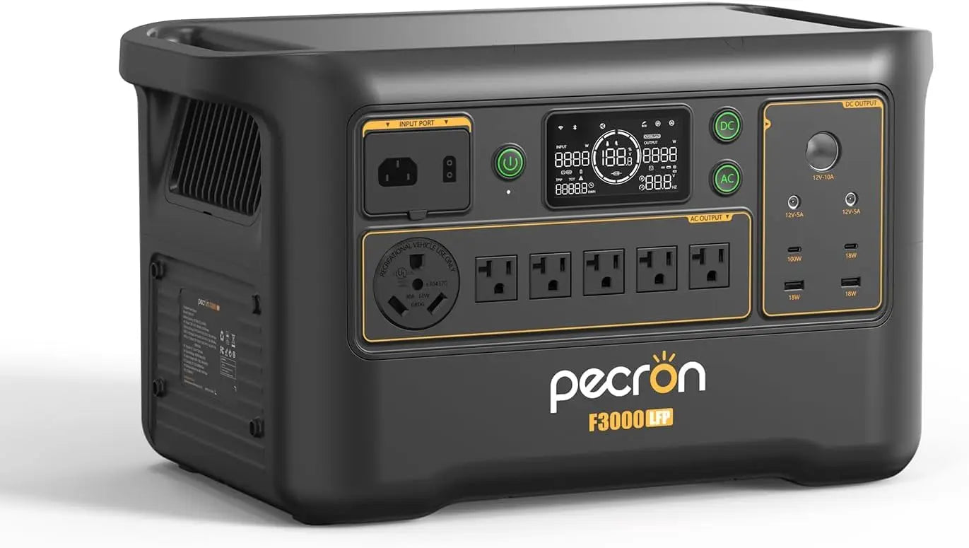 Portable Power Station Solar Generator, 3600W