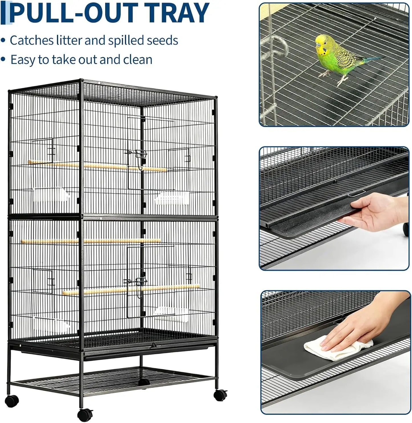 61" H Large Bird Cage