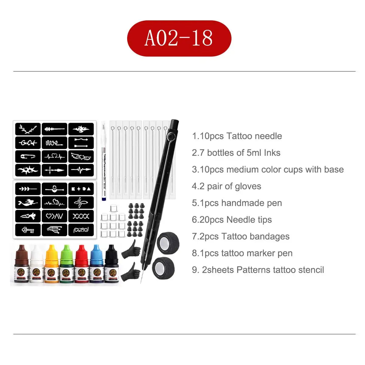 Manual Tattoo Pen Set