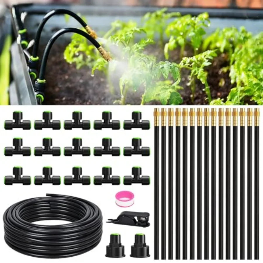 50FT Drip Irrigation System, Garden