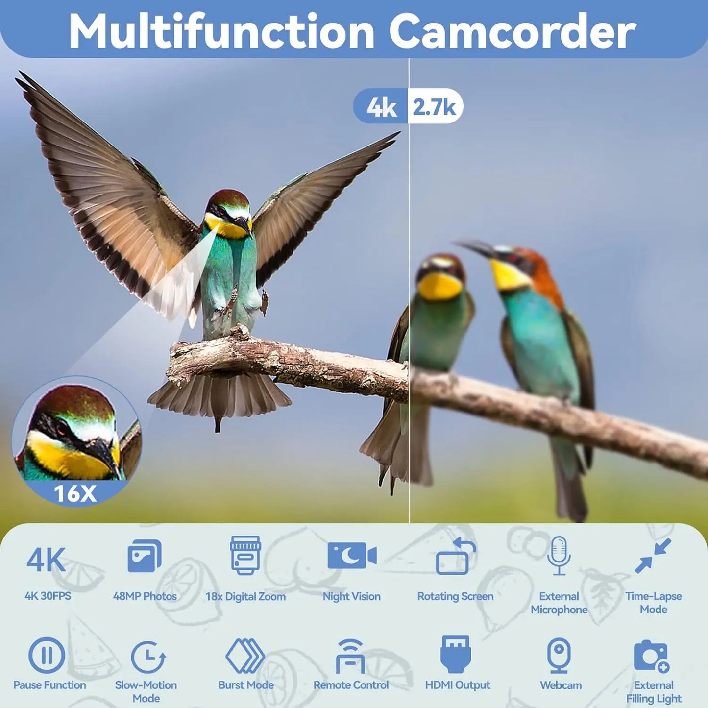 4k Video Camcorder