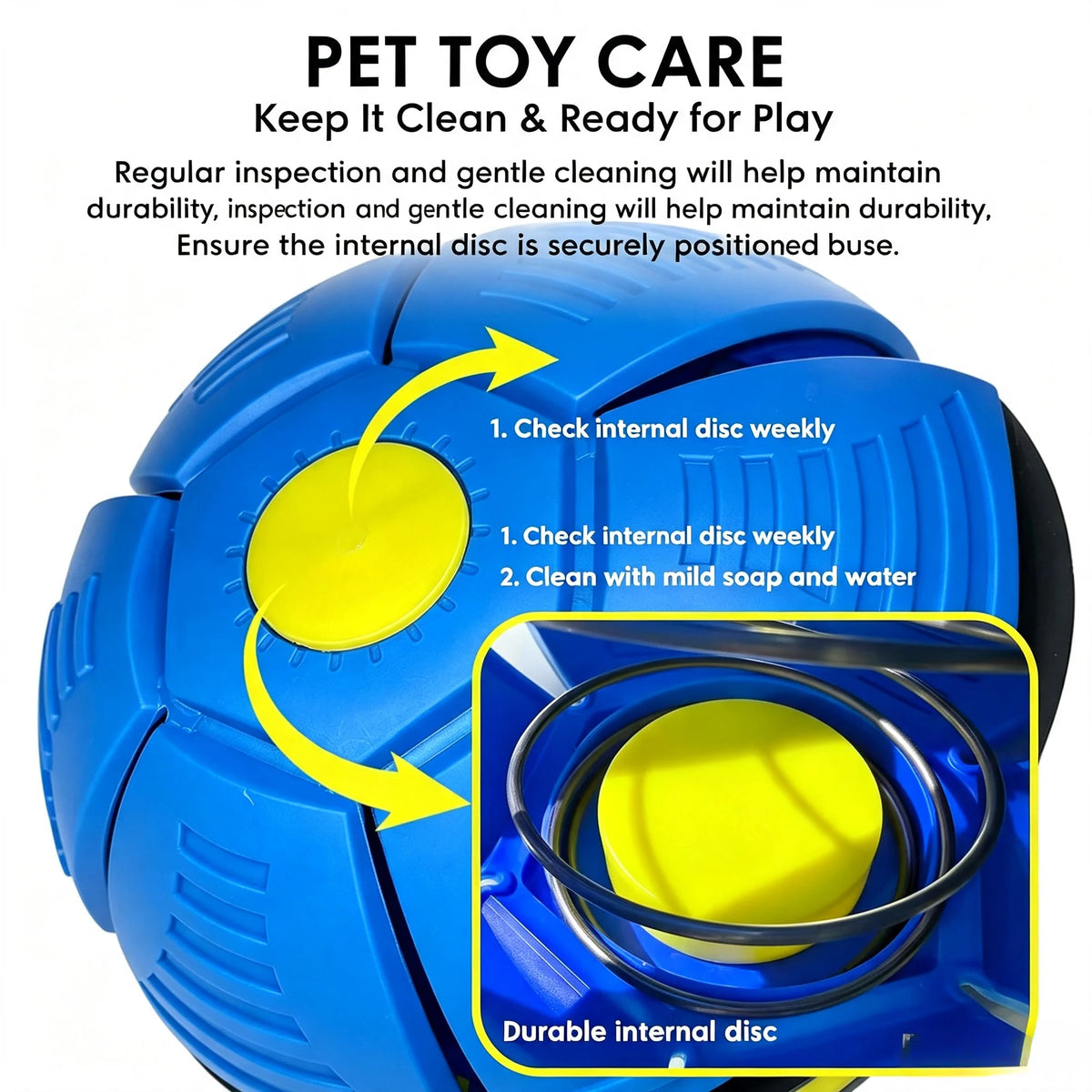 Six-Light Pet Bouncy Ball