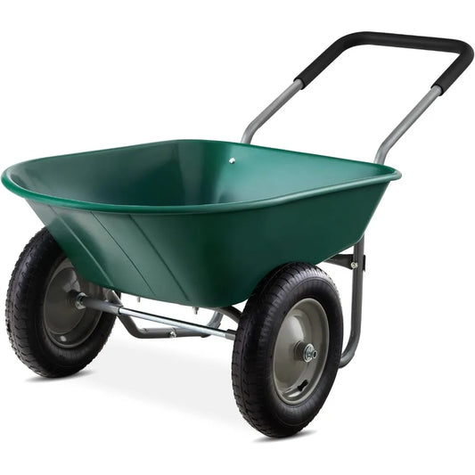 Dual-Wheel Wheelbarrow