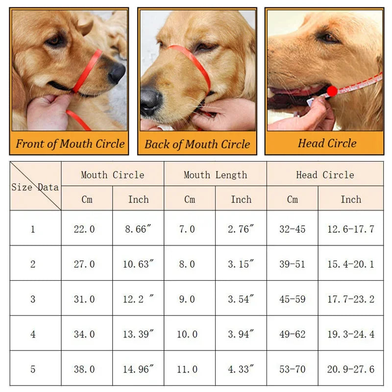 Pet Muzzle for Medium Large Dogs