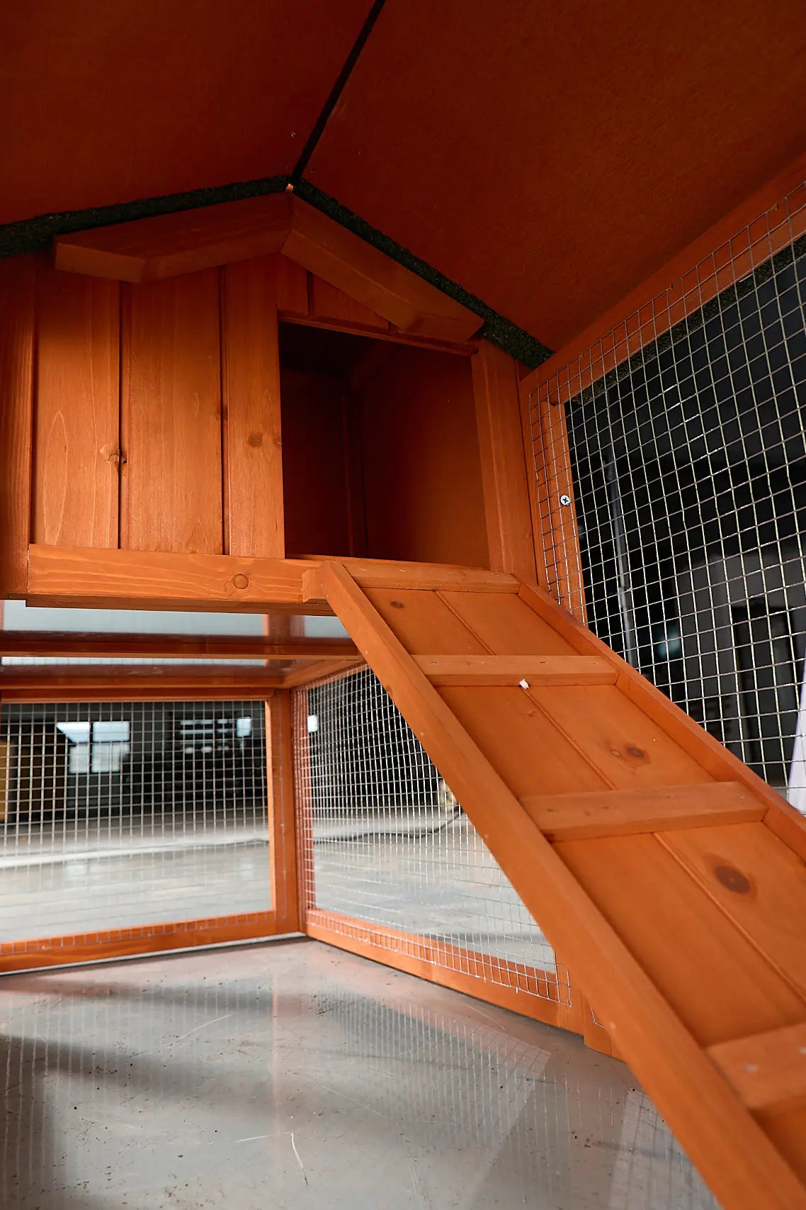 Solid Wood Rabbit Hutch