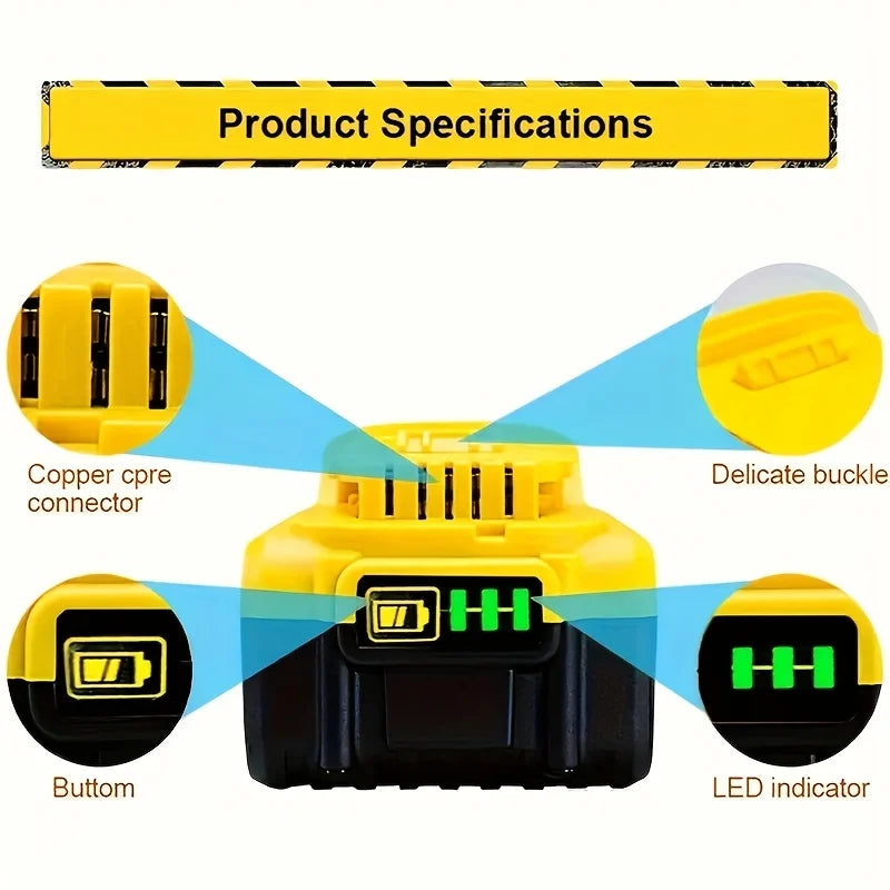 For Dewalt 20V 8.4Ah Battery