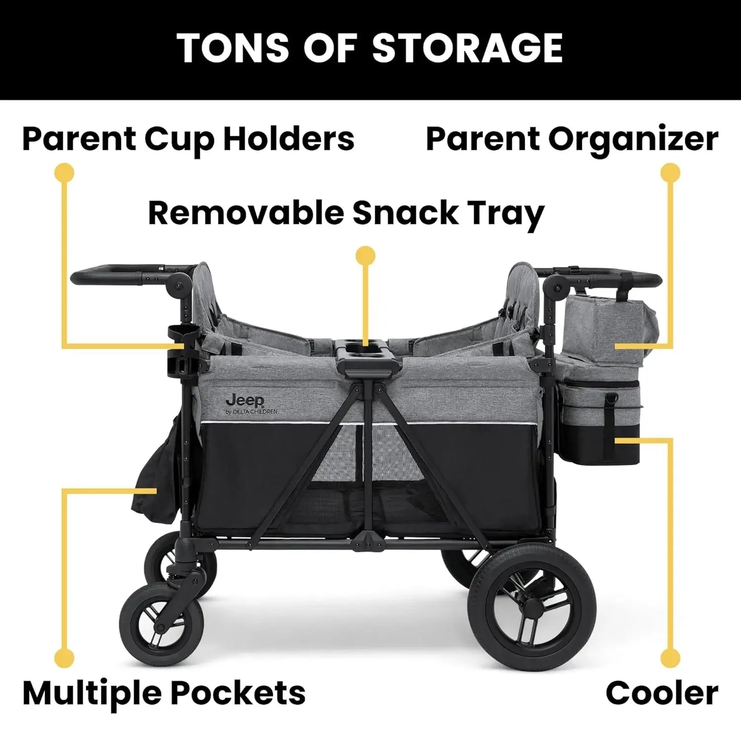 4 Seater Stroller Wagon