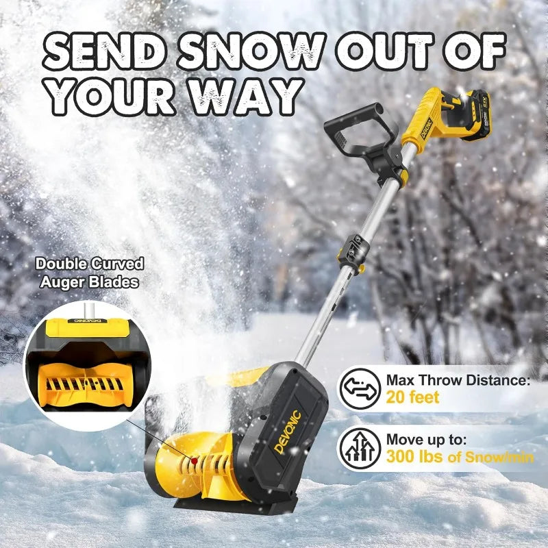 Cordless Snow Shovel,24 Volt 13 Inch