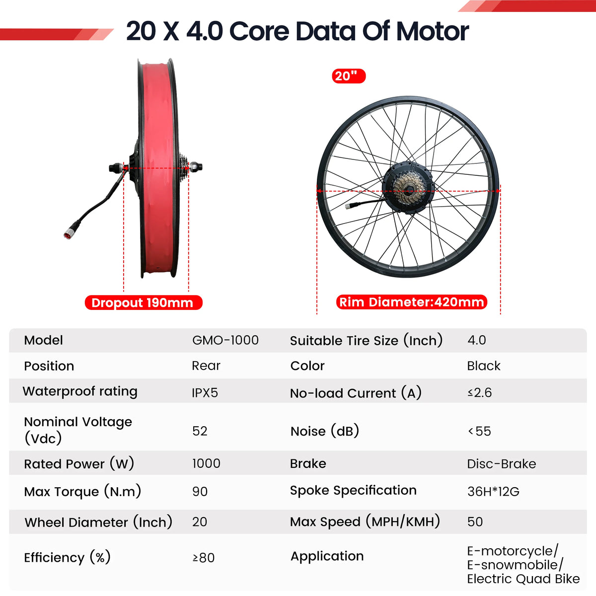 Rear-wheel Hub Motor Kit