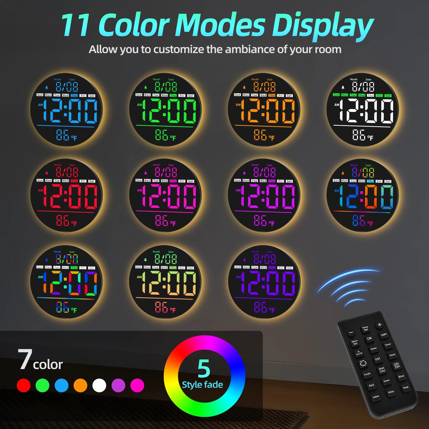 8‘’LED Wall Clock