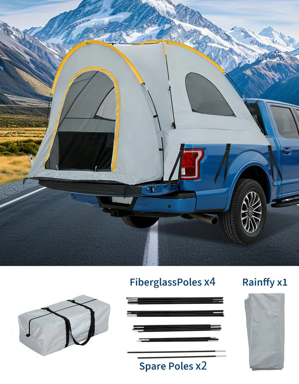 Waterproof Double Layer Pickup Truck Bed Tent