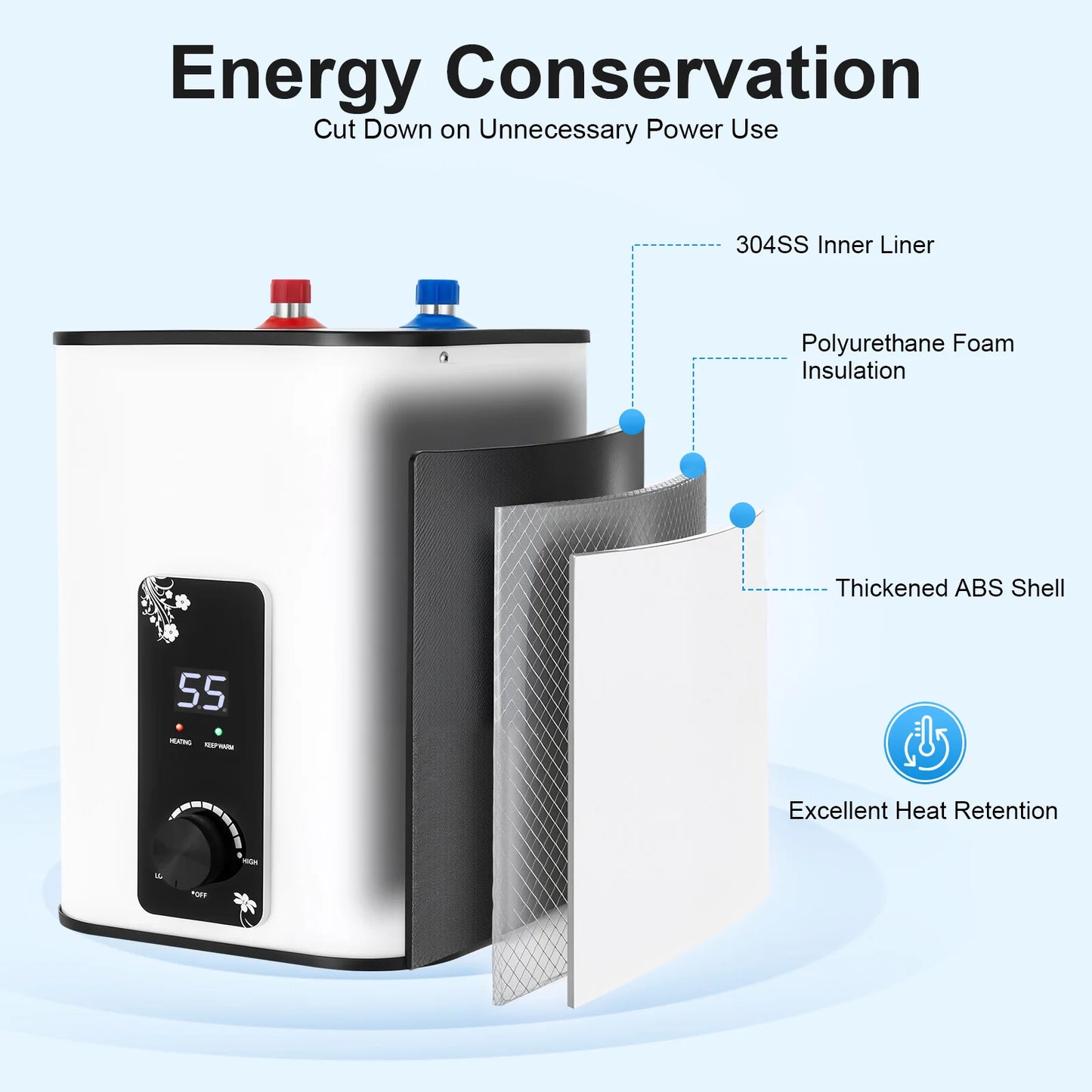 Mini Tank Water Heater,120V