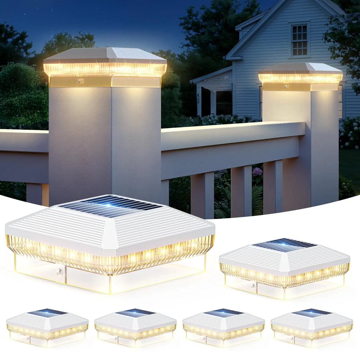 Solar Post Cap Lights