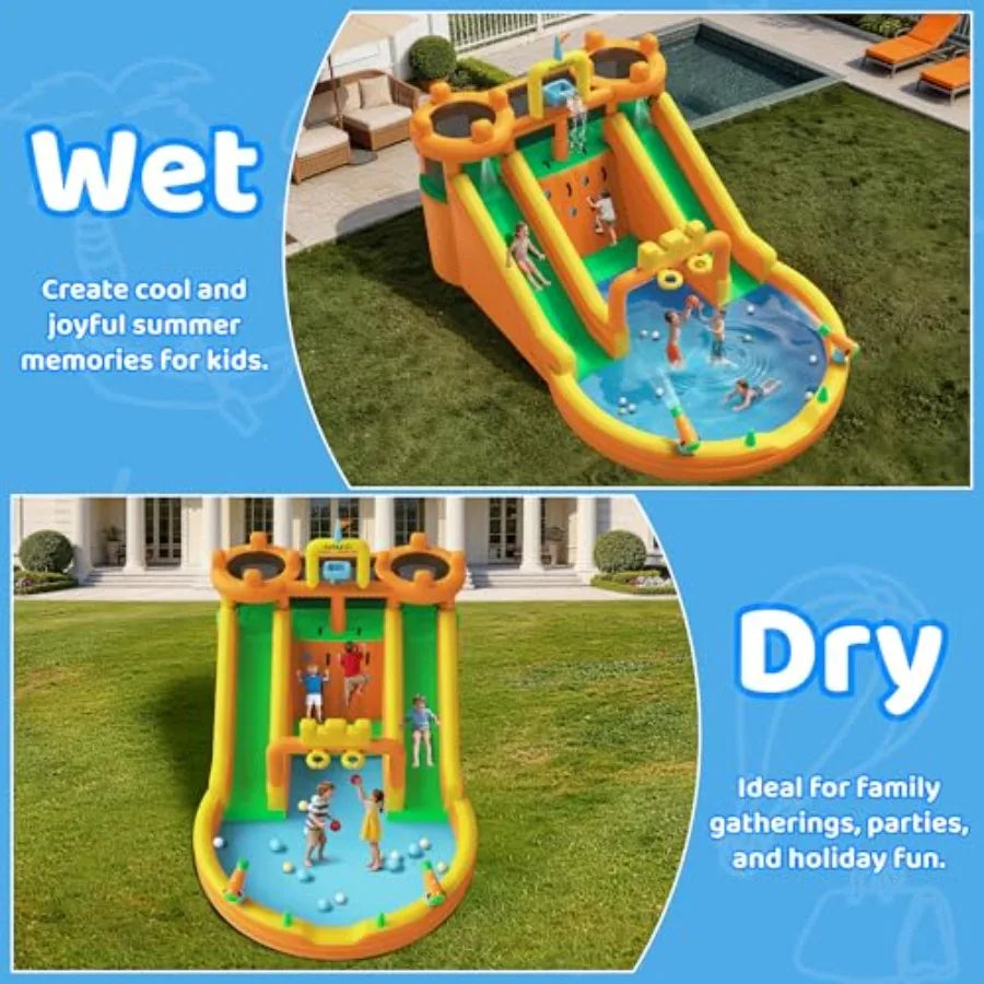 Inflatable Water Slide for Backyard
