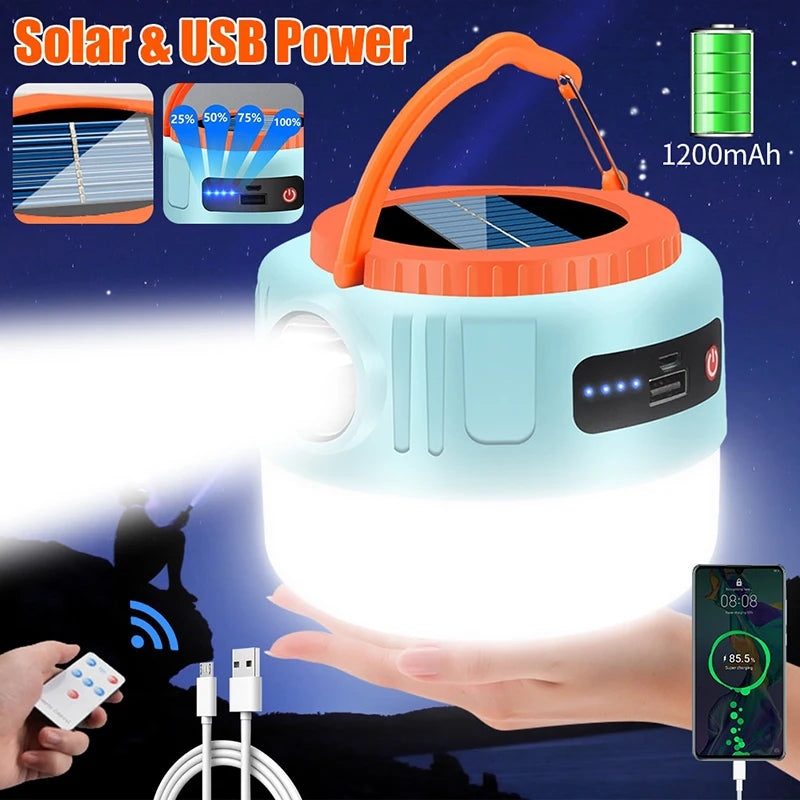 Powerful Solar LED Camping Lamp