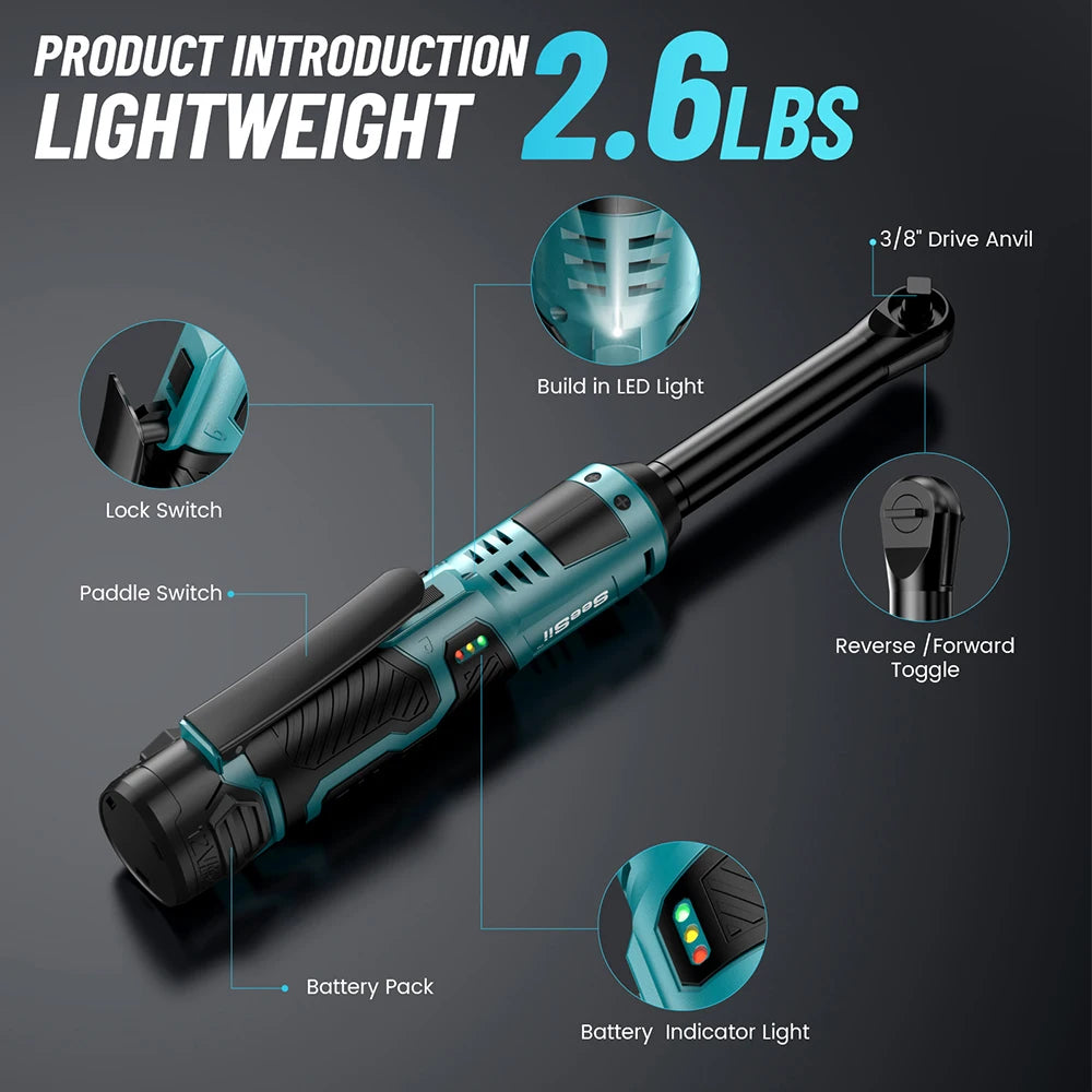 3/8"Cordless Electric Wrench