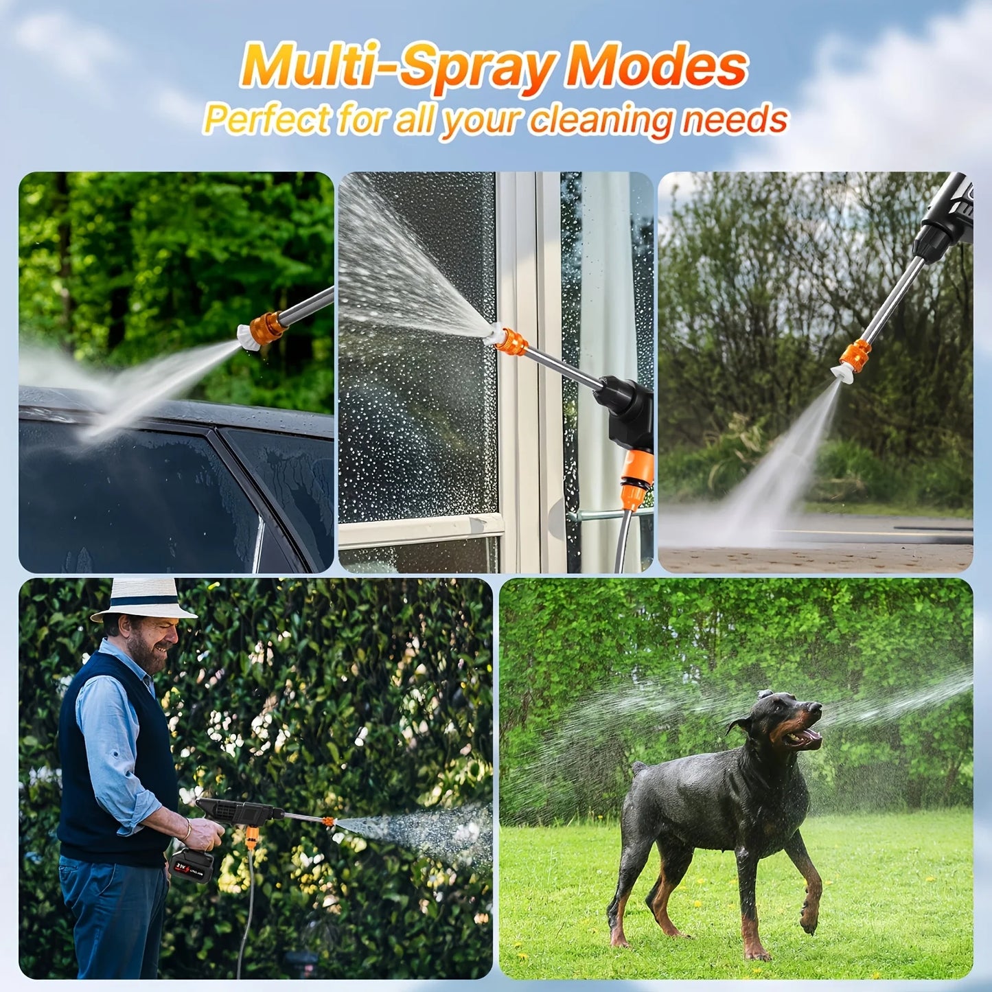 High-pressure Electric Car Washing Tool.