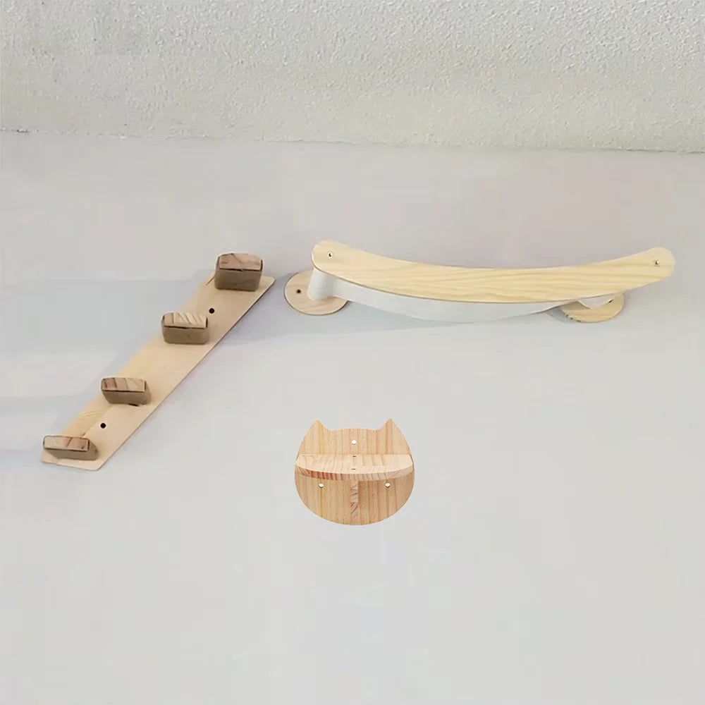 Cat Hammock and Stairway  Wall Mounted