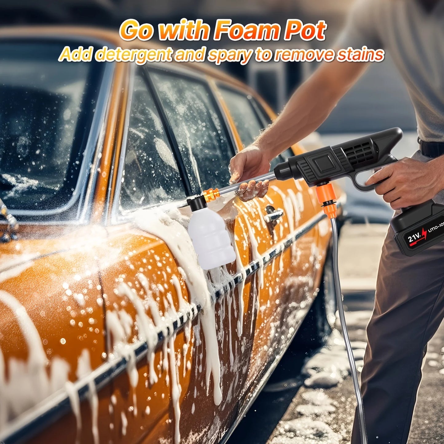 High-pressure Electric Car Washing Tool.