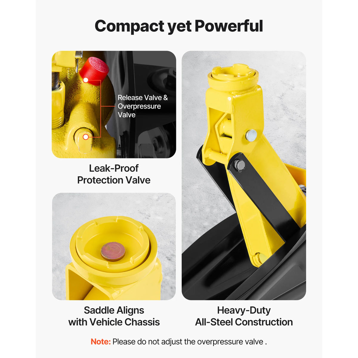 Low Profile Floor Jack with Stands