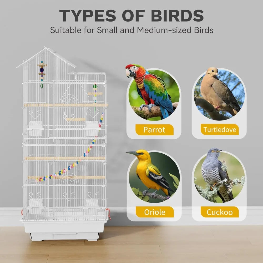 62-inch Metal Bird Cage