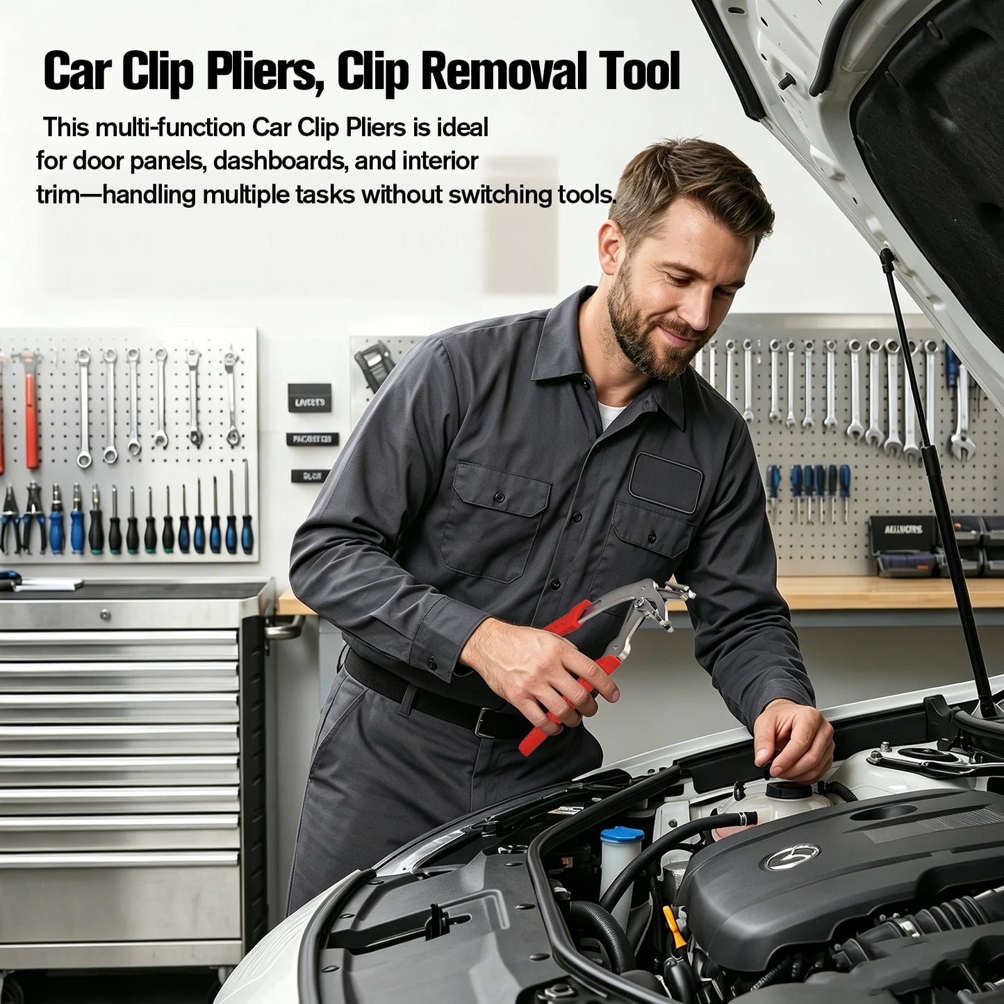 Car Clip Pliers with 40PCS Auto Fastener Clips