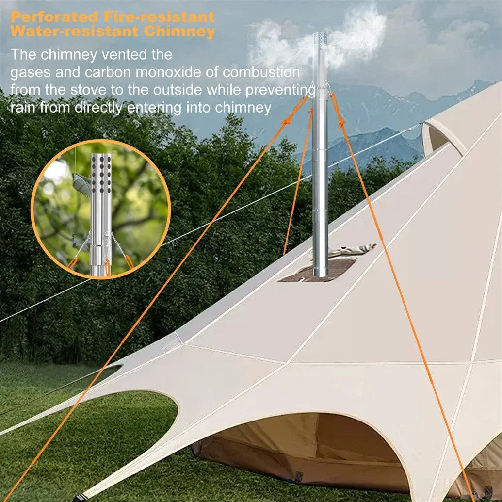 Hot Tent  Wood Burning Stove